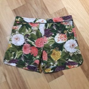 elevenses floral short size 12